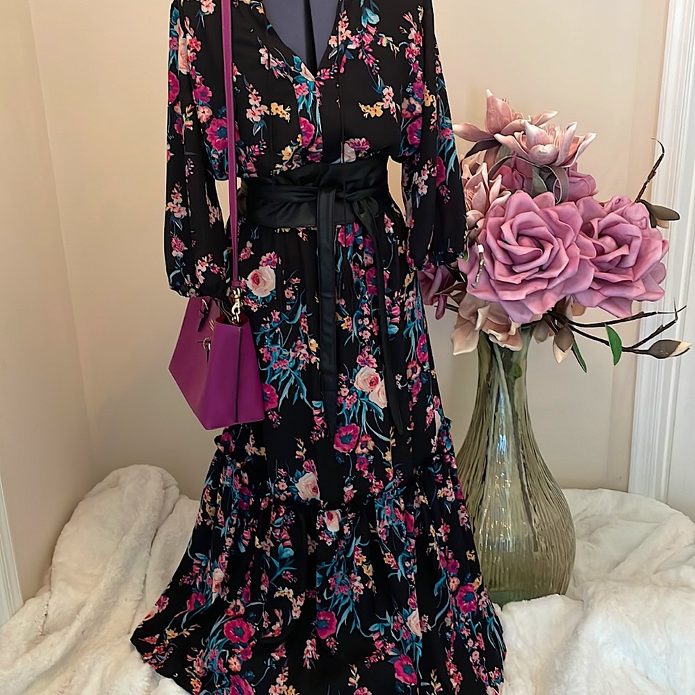 Floral Long Boho Dress